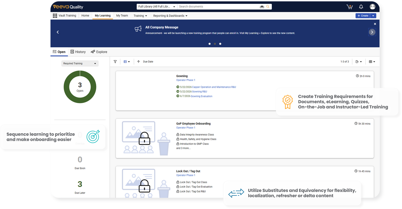 Automate Compliance Learning with Veeva Training